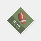 Boys American Football Kinderen van Birthday Servet (Hoek)