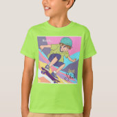 Boy's Anime Skater T-Shirt HAMbyWG (Voorkant)