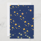 Boys Astronaut Cat Navy Kids Birthday Kaart (Achterkant)