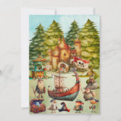 Boys Atlantis The Lost Empire Birthday Invitation Kaart (Achterkant)