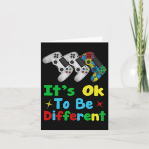 Boys Autism Gift Game Autism Awareness Maand Day M Kaart