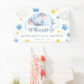 Boys Baby Elephant Baby shower Spandoek (Insitu)