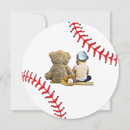 Boy's Baby shower Baseball Theme Invitation Save The Date