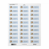 Boys Baby shower Return Address Woodland Etiket (Full Sheet)