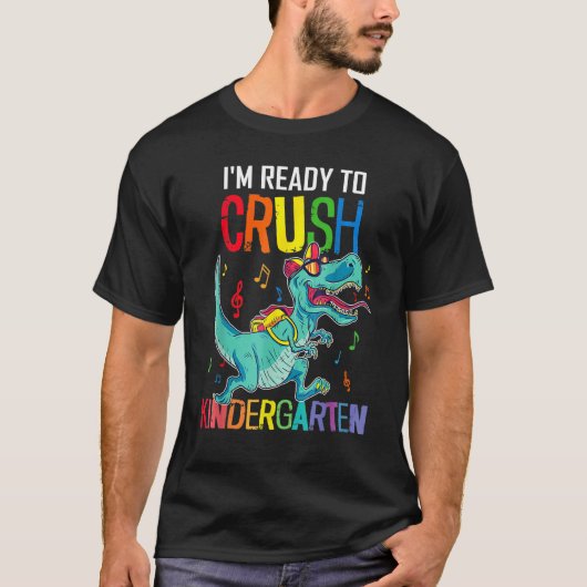 Boys Back To School I'm Ready To Crush Kindergarte T-shirt (Voorkant)