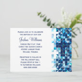 Boys Baptisme Baby Dedicatie Eerste Heilige Commun Kaart (Staand voorkant)