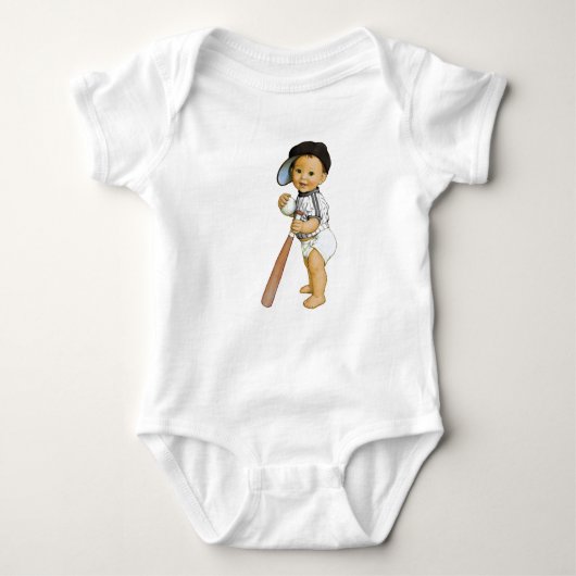 Boy's Baseball Body Suit Romper (Voorkant)