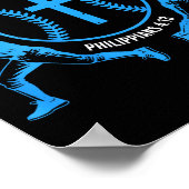 Boys Baseball Christian-shirt Softball I Can Do Al Poster (Hoek)