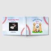 Boy's Baseball Theme Baby shower 2 Labs en Baby Gastenboek (Volledig)