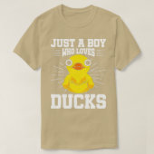 Boys Bath Duck Ducking Bath Speelgoed Rubber Duck T-shirt (Design voorkant)