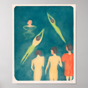 "BOYS BATHING" VAN EDVARD MUNCH 1896 POSTER