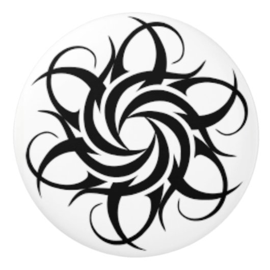 Boys Bathroom Kitchen Keramische Knop (Voorkant)