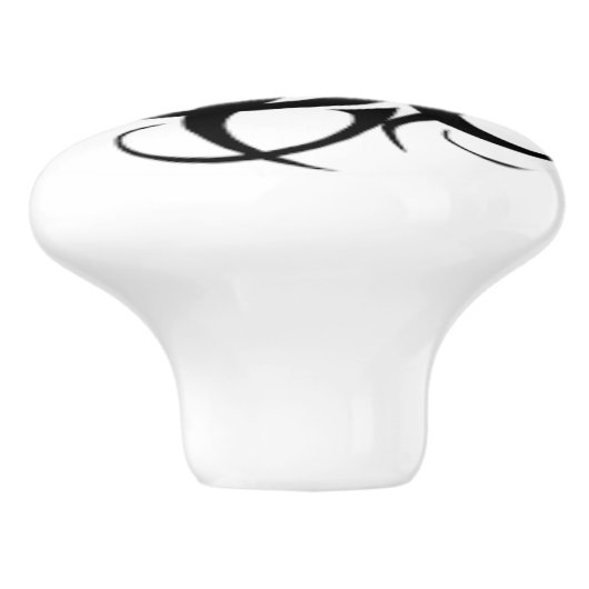 Boys Bathroom Kitchen Keramische Knop (Zijkant)