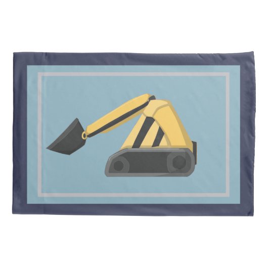 Boy's Bedroom Graafmachine Marine Standaard Kussensloop (Achterkant)