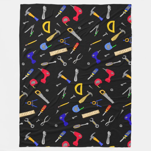 Boy's Bedroom Tool Thema Deken (Voorkant)