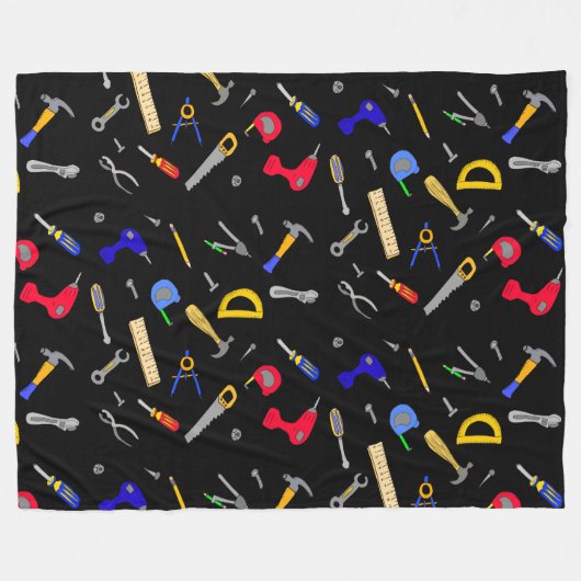 Boy's Bedroom Tool Thema Deken (Voorkant (Horizontaal))