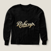 Boys Bella+Canvas Tri-blend Shirt met lange mouwen (Voorkant)