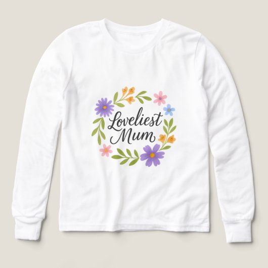 Boys Bella+Canvas Tri-Blend Shirt met lange mouwen (Voorkant)