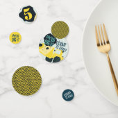 Boys Birthday Construction Truck Blue Yellow Confetti (Groep)