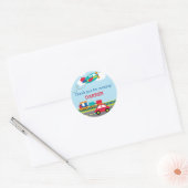 Boys Birthday Favor Stickers (Vervoer) (Envelop)