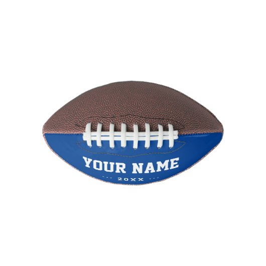 Boys Birthday gift idee gepersonaliseerd mini-foot American Football (Voorkant)