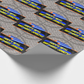 Boys Birthday Party Dart Wars Laser Label Foam Dec Cadeaupapier (Hoek)