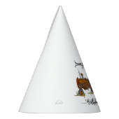 Boys birthday party with antique tractor design feesthoedjes (Links)