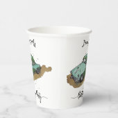 Boys birthday party with two toned sedan papieren bekers (Rechts)