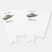 Boys birthday party with two toned sedan popcorn bedankdoosjes (Ongevouwen)