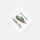 Boys birthday party with two toned sedan servet (Hoek)