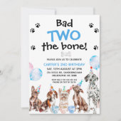 Boys Blue Bad Two The Bone Dogs 2e verjaardag Kaart (Voorkant)