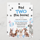 Boys Blue Bad Two The Bone Dogs 2e verjaardag Kaart (Voorkant / Achterkant)