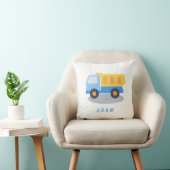 Boy's Blue Truck personaliseren Kussen (Stoel)