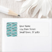 Boys Blue Wheels Retro Scooters auto's Wagons Truc Etiket (Insitu)