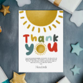 Boys Bright First Trip Around The Sun Bedankkaart