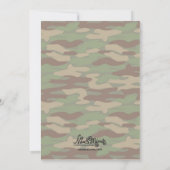 Boys Camo Army Kaart (Achterkant)