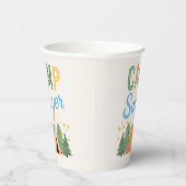 Boy's Camping Party Paper Cups Papieren Bekers (Rechts)