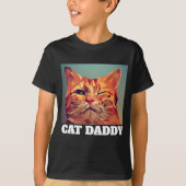BOYS CAT DADDY DAD T-Shirts (Voorkant)