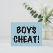 Boys Cheat Briefkaart (Staand voorkant)