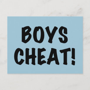 Boys Cheat Briefkaart