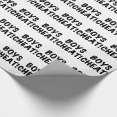 Boys Cheat Cadeaupapier (Hoek)