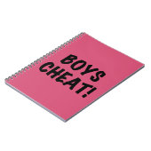 Boys Cheat Notitieboek (Linkerzijde)