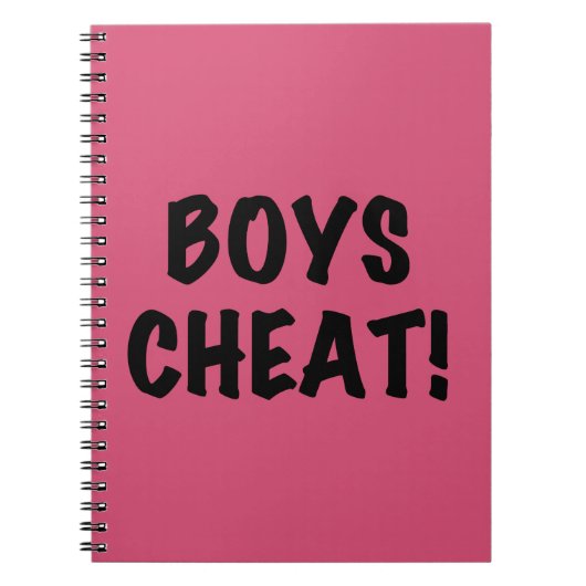 Boys Cheat Notitieboek (Voorkant)