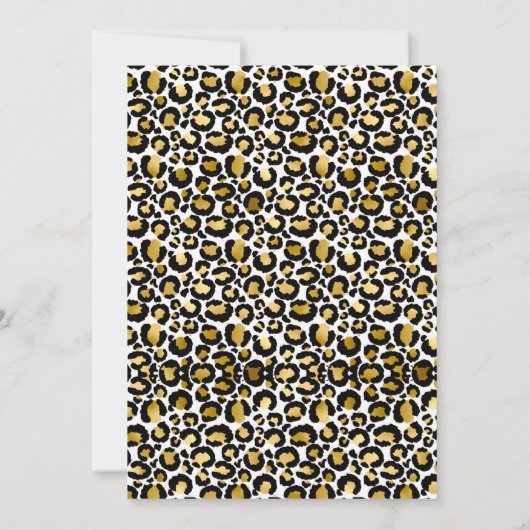 Boys Cheetah Safari 2 Wild Birthday Uitnodiging (Achterkant)