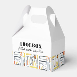 Boy's Construction Builder Toolbox Verjaardag Bedankdoosjes