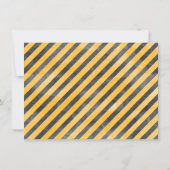 Boys Construction Excavator 1e verjaardag Kaart (Achterkant)