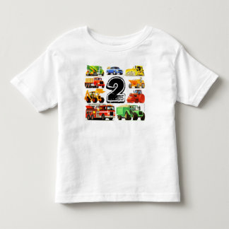 Boy's Construction Truck 2e verjaardag Kinder Shirts