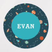 Boys Cool Buitenspatie Kinderen Naam Labels (Design 2)