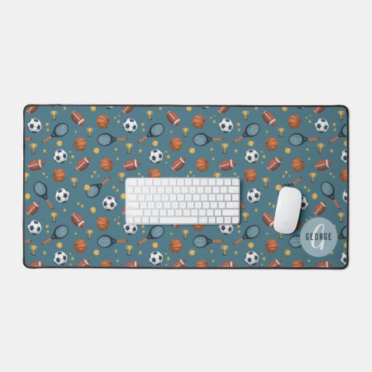 Boys Cool Sports Gaming Kinder Bureaumat (Keyboard & Muis)