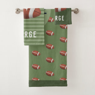 Boys Cute American Football Sports Kinder Bad Handdoek